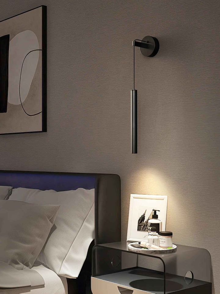 Thomasina Métal 10cm Noir LED
