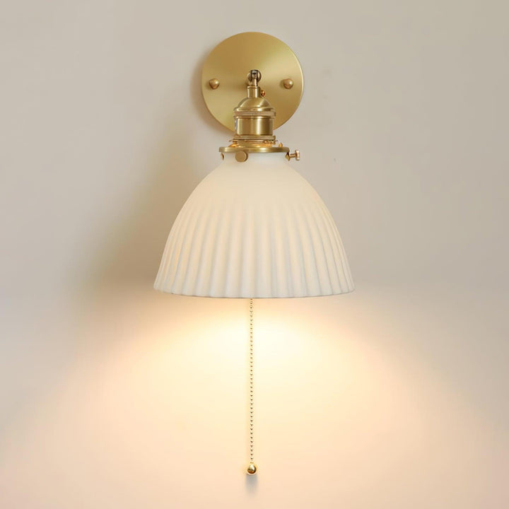 Lustra Lampe Murale Céramique Laiton Élégante - Neutralighting