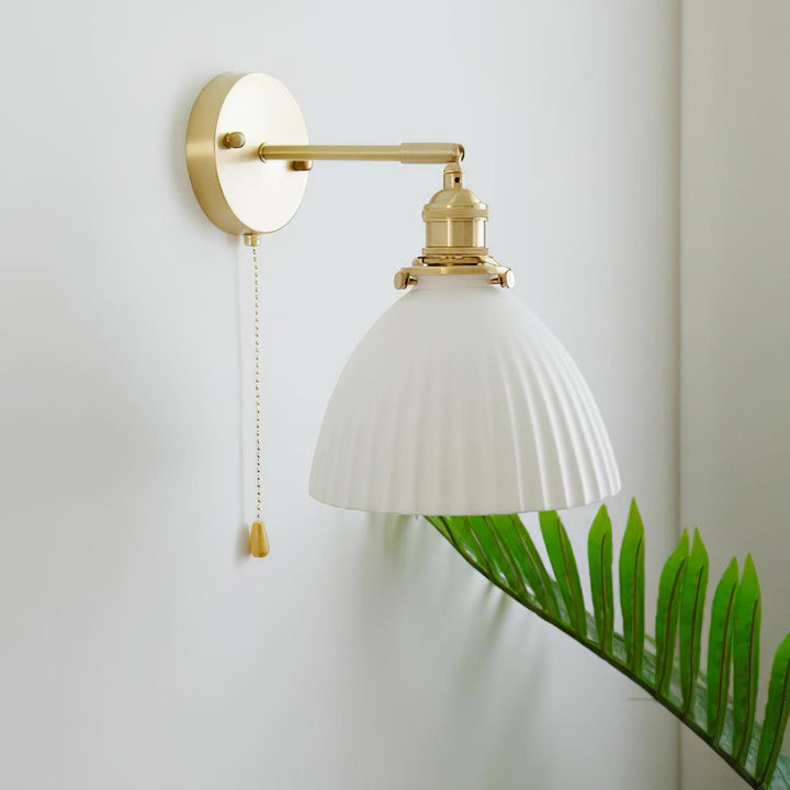 Lustra Lampe Murale Céramique Laiton Élégante - Neutralighting