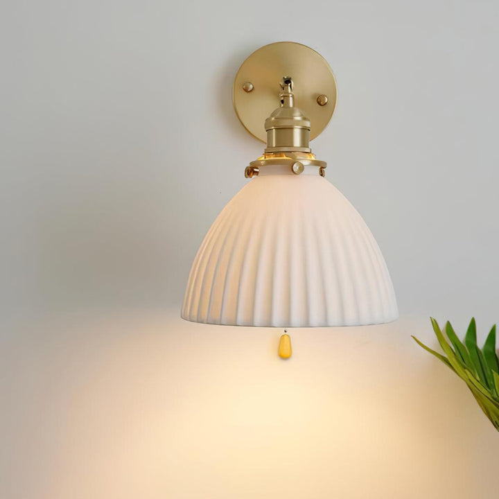 Lustra Lampe Murale Céramique Laiton Élégante - Neutralighting