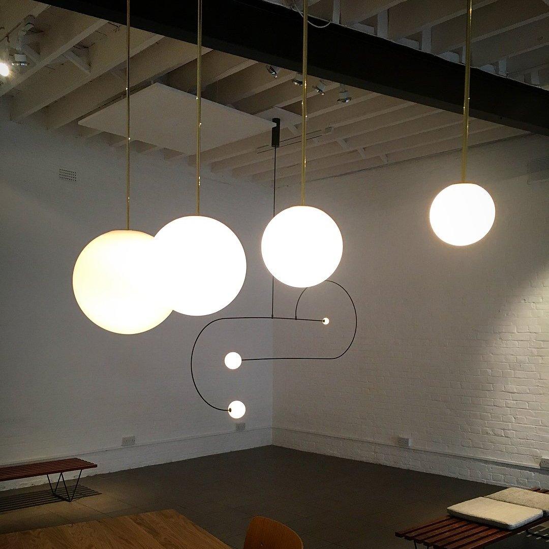 Lustra Lampe Pendante Collection Architecturale en Laiton - Neutralighting