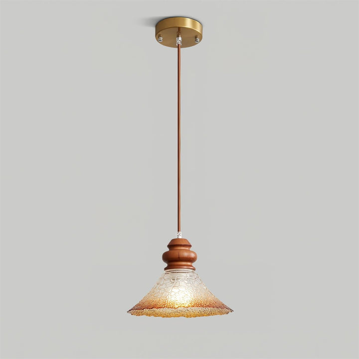 Brenna Suspension Accent en Verre Texturé - Neutralighting