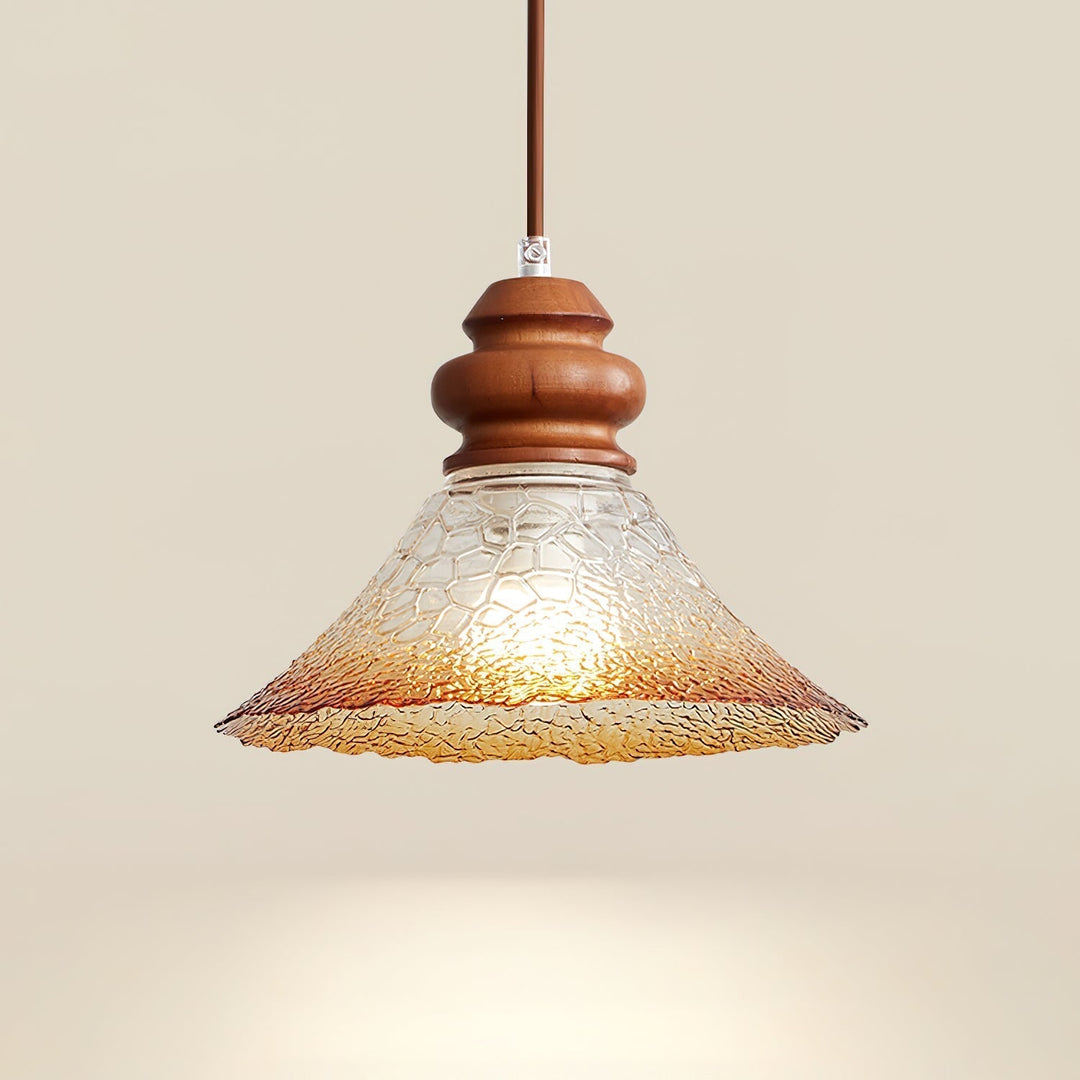 Brenna Suspension Accent en Verre Texturé - Neutralighting