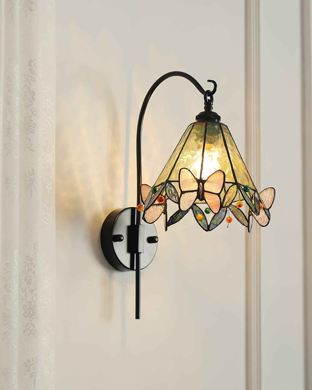 Lampe Tiffany en Verre – Style Raffiné