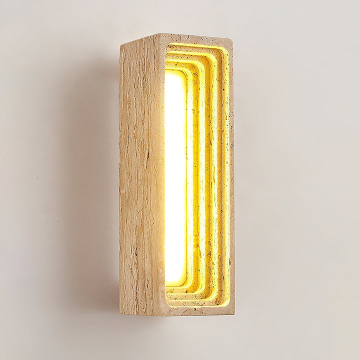 Siliq Applique Murale Travertin Beige Minimaliste Moderne - Neutralighting