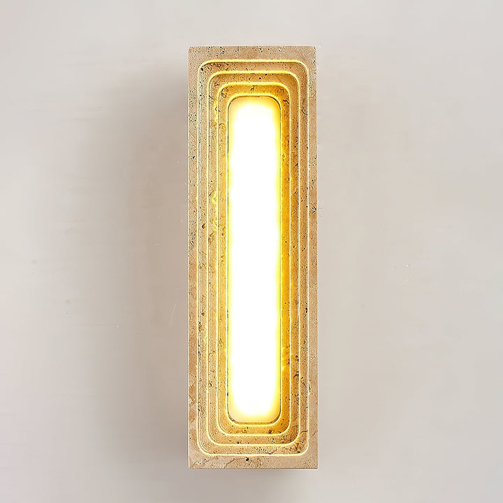 Siliq Applique Murale Travertin Beige Minimaliste Moderne - Neutralighting