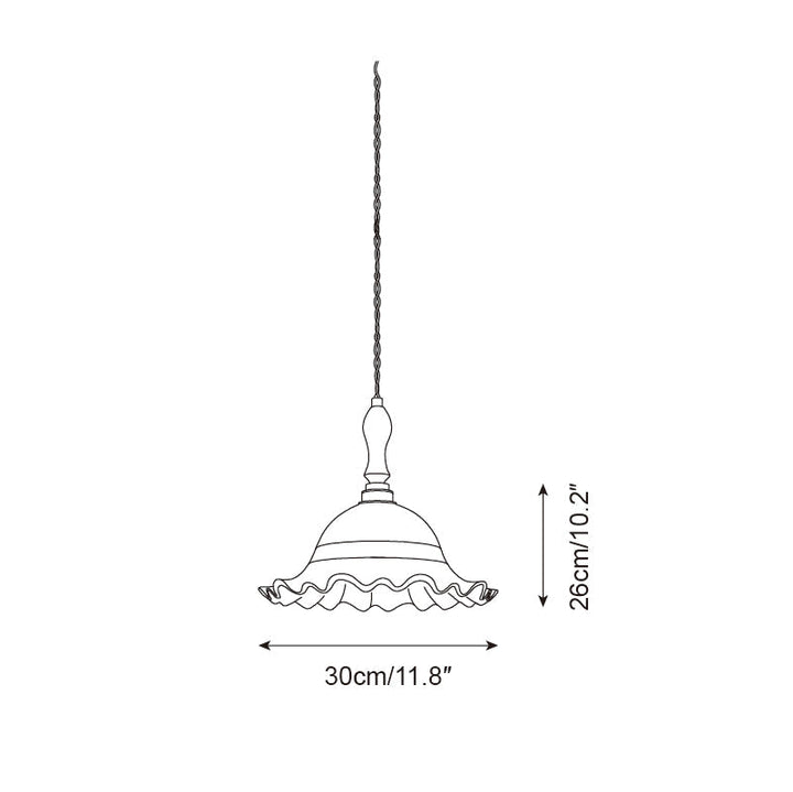 Brielle Suspension en Verre Vintage - Neutralighting