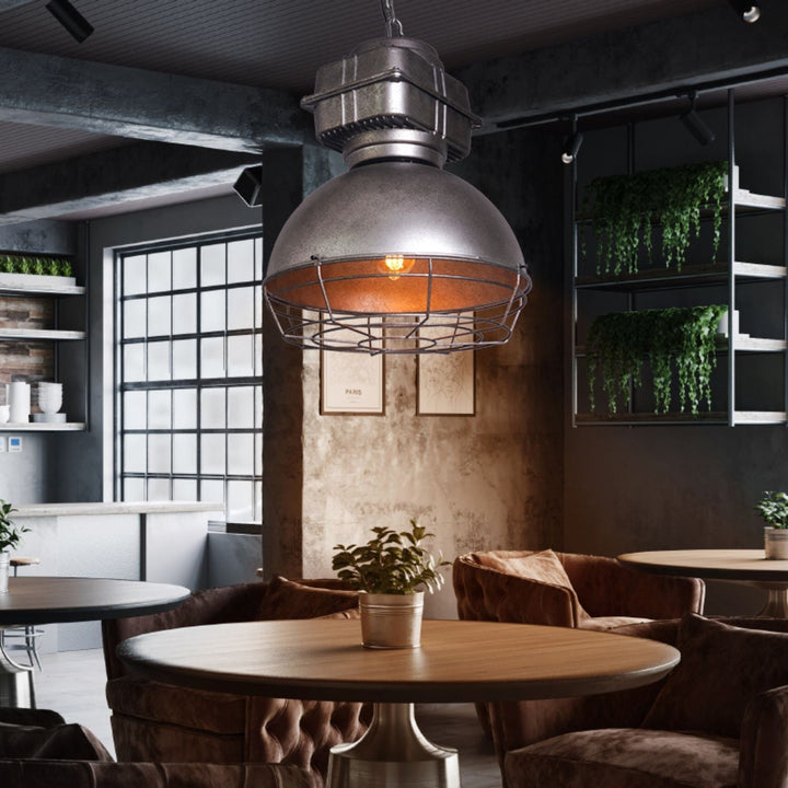 Astra Suspension Métal Brillant Industrielle Vintage - Neutralighting