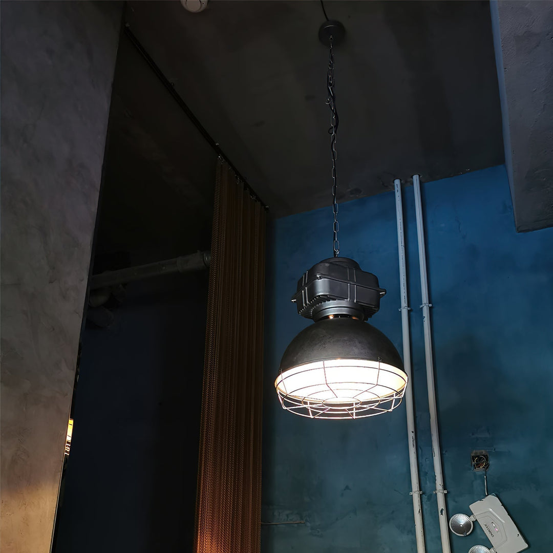Astra Suspension Métal Brillant Industrielle Vintage - Neutralighting
