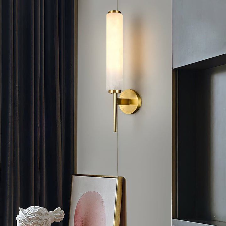 Olrinyra Applique Murale Cylindre en Albâtre - Neutralighting