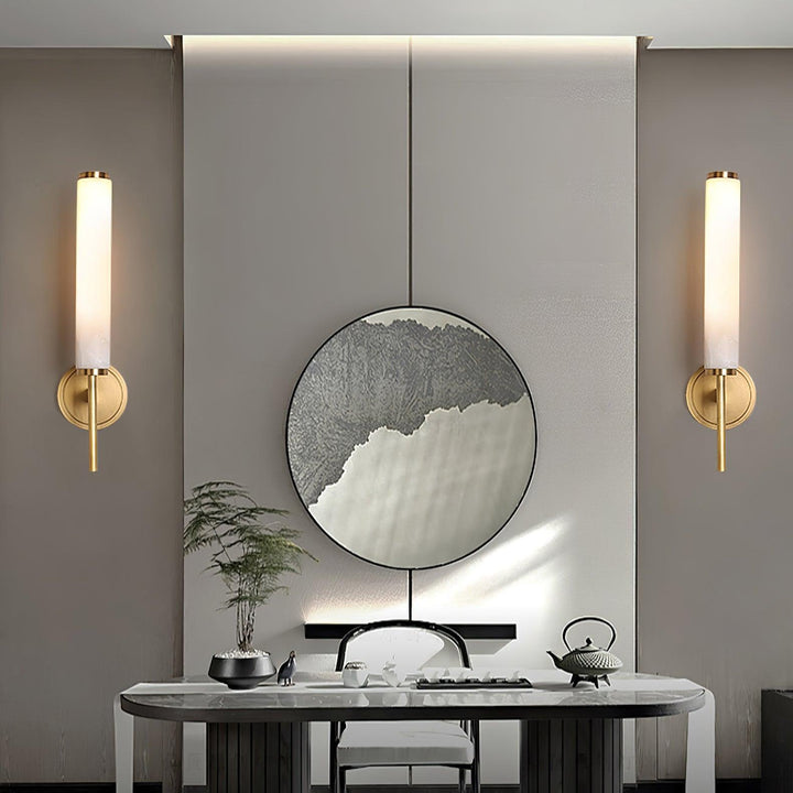 Olrinyra Applique Murale Cylindre en Albâtre - Neutralighting