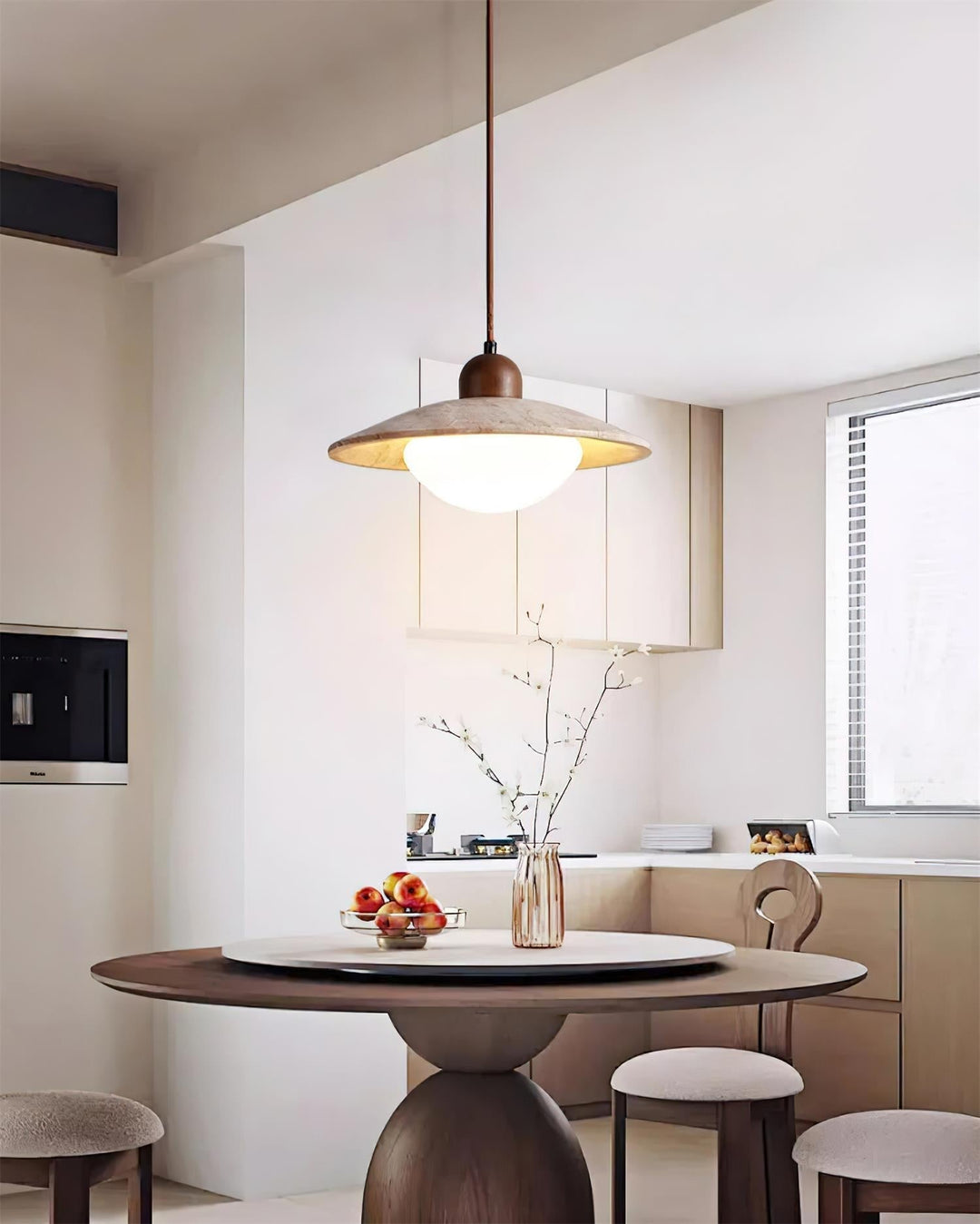 Ritta Lampe Pendante Minimaliste en Travertin - Neutralighting