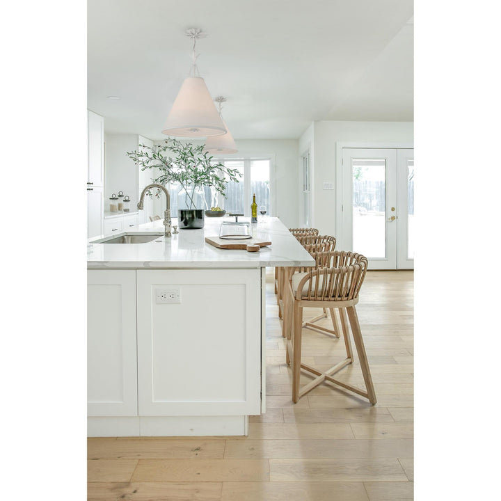 Aeon Suspension Métal Laiton Tissu Minimaliste Moderne - Neutralighting