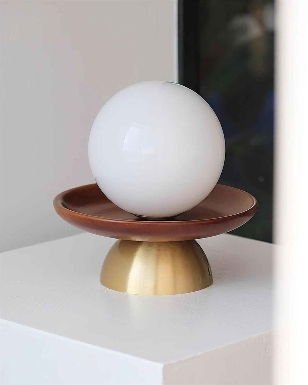 Dune Verre 18cm Blanc LED 10W