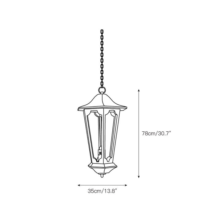 Seren Suspension Lanterne Luxe Postmoderne Élégance Bois Résine - Neutralighting
