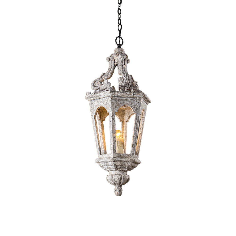 Seren Suspension Lanterne Luxe Postmoderne Élégance Bois Résine - Neutralighting