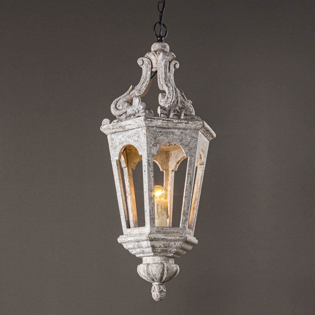 Seren Suspension Lanterne Luxe Postmoderne Élégance Bois Résine - Neutralighting
