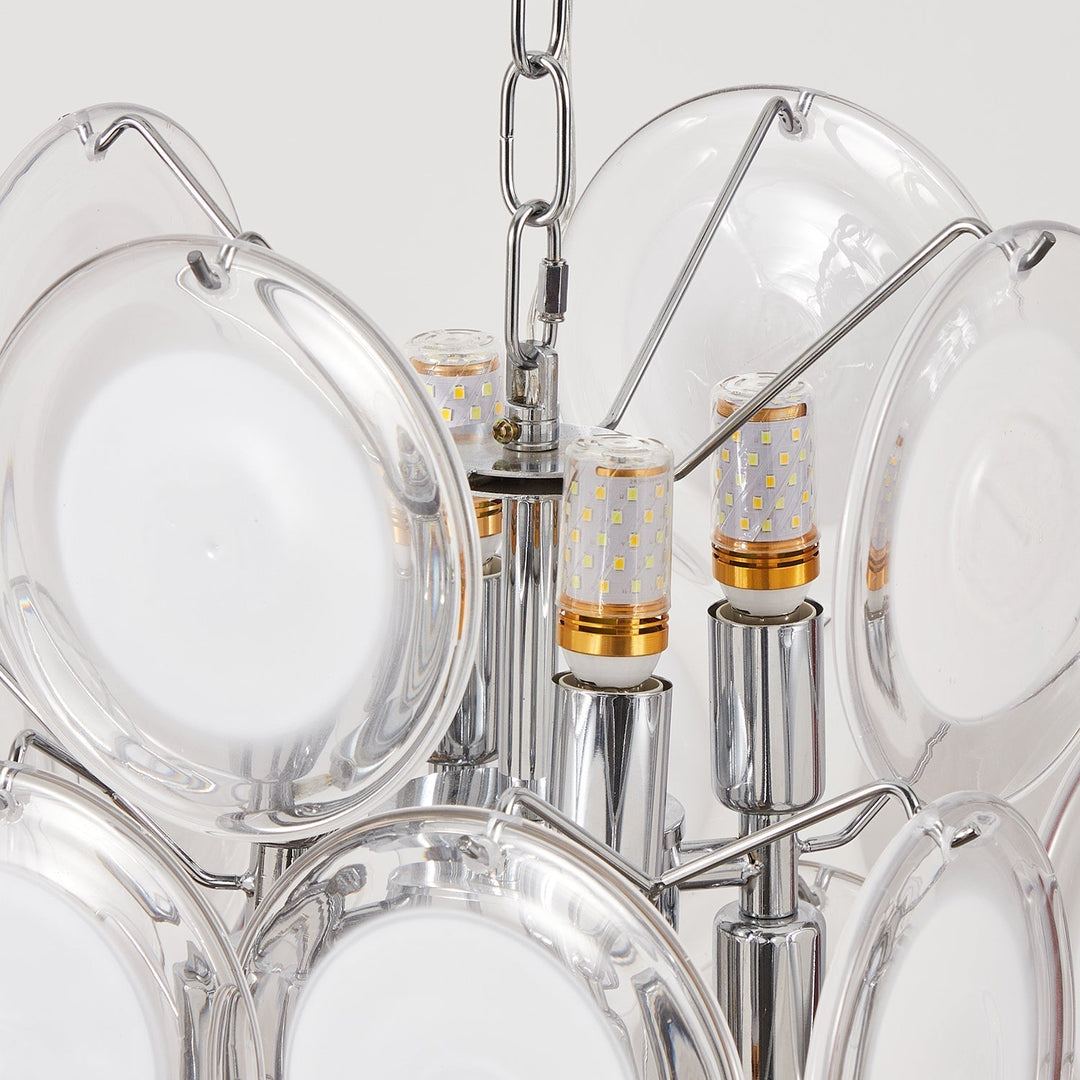 Brunelle Verre Poli Élégance Lampe Pendante - Neutralighting