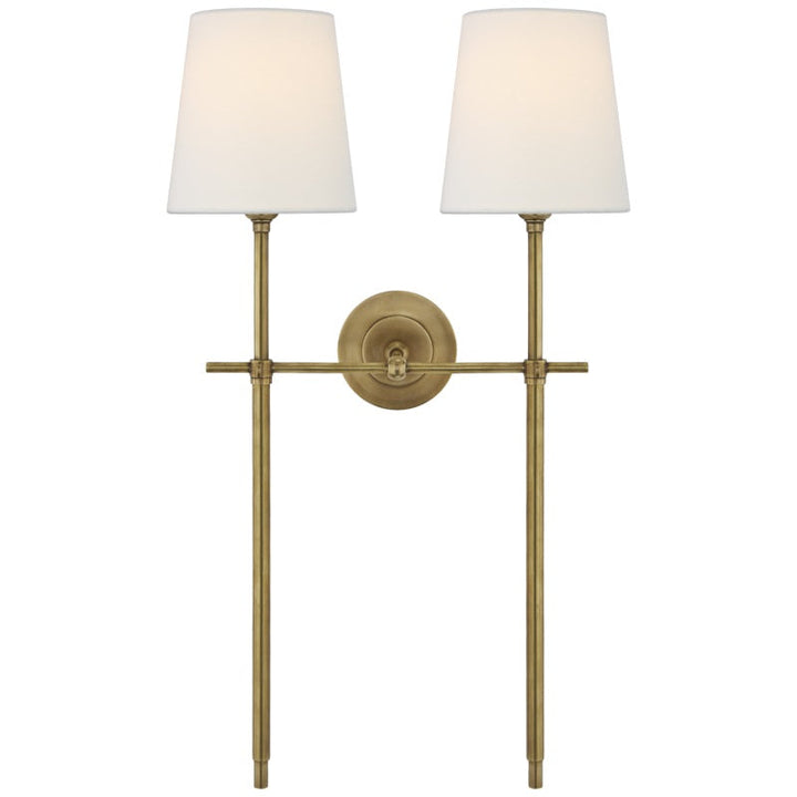 Platina Applique Murale Métal Laiton Tissu Minimaliste Moderne - Neutralighting