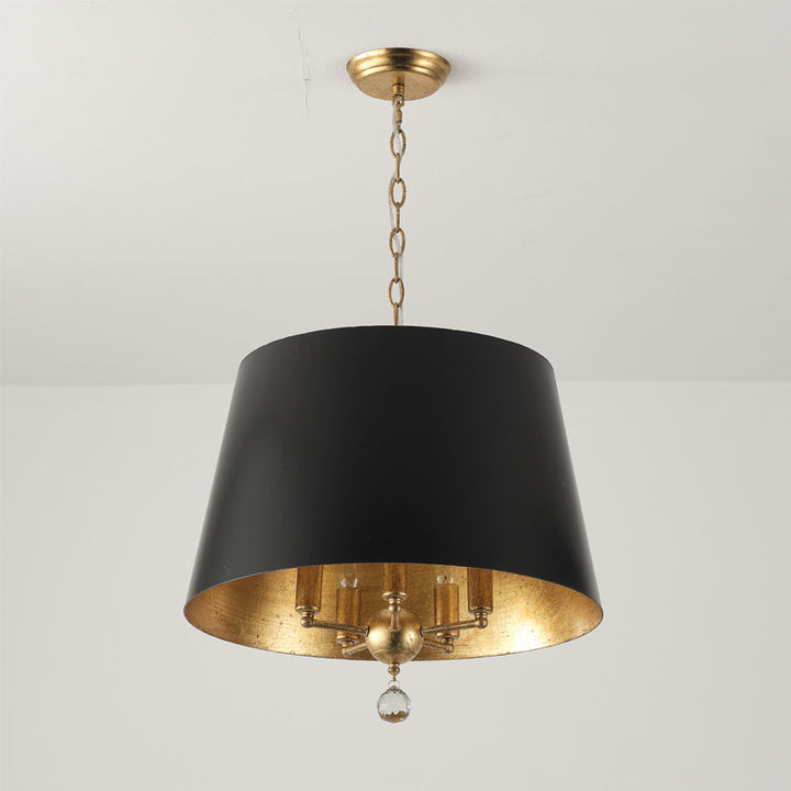 Ethere Suspension Métal Noir Industrielle Vintage - Neutralighting