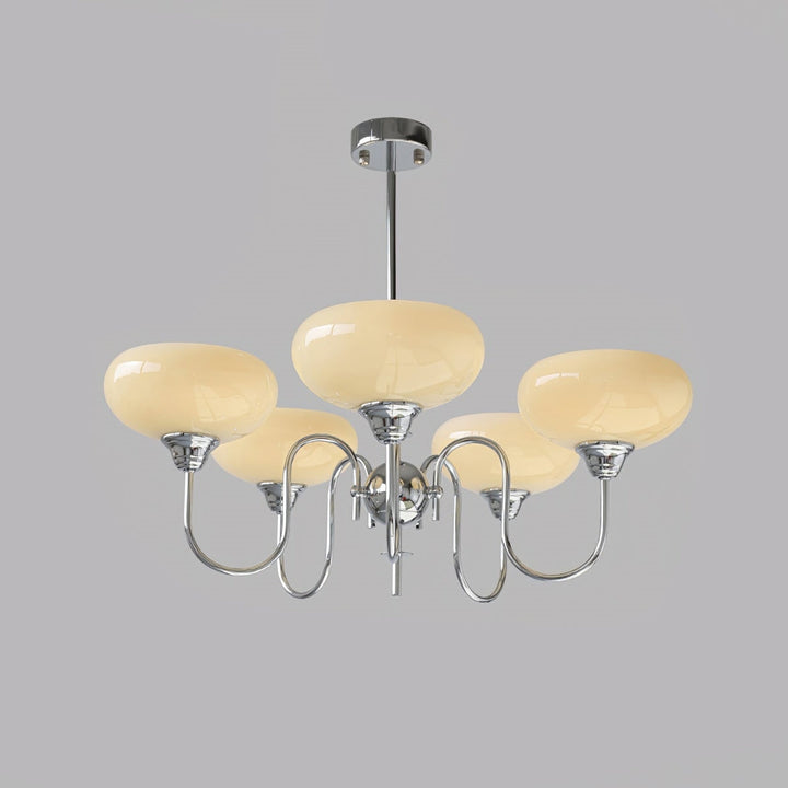 Arisha Vintage LED Métal Verre Lustre Salon - Neutralighting
