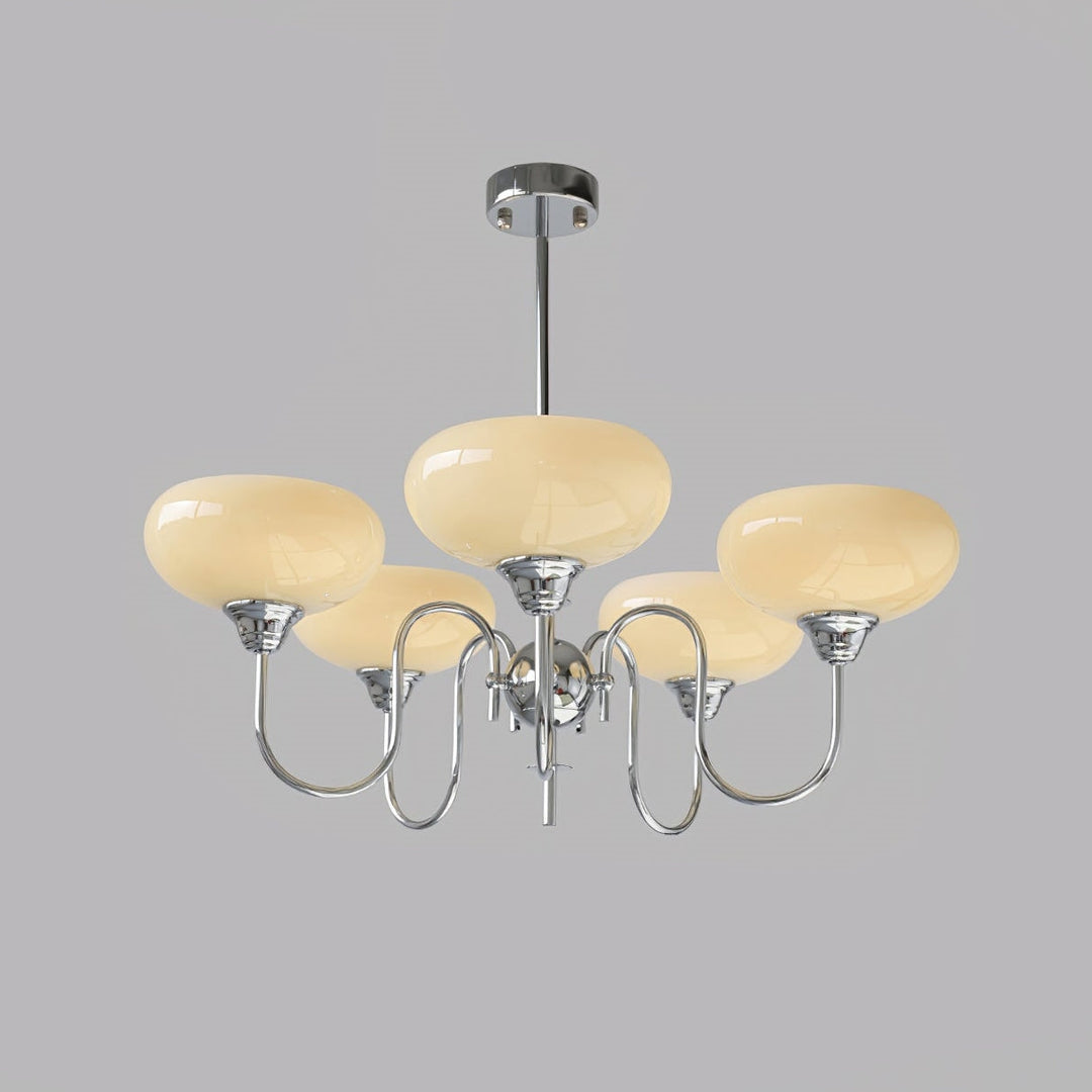 Arisha Vintage LED Métal Verre Lustre Salon - Neutralighting