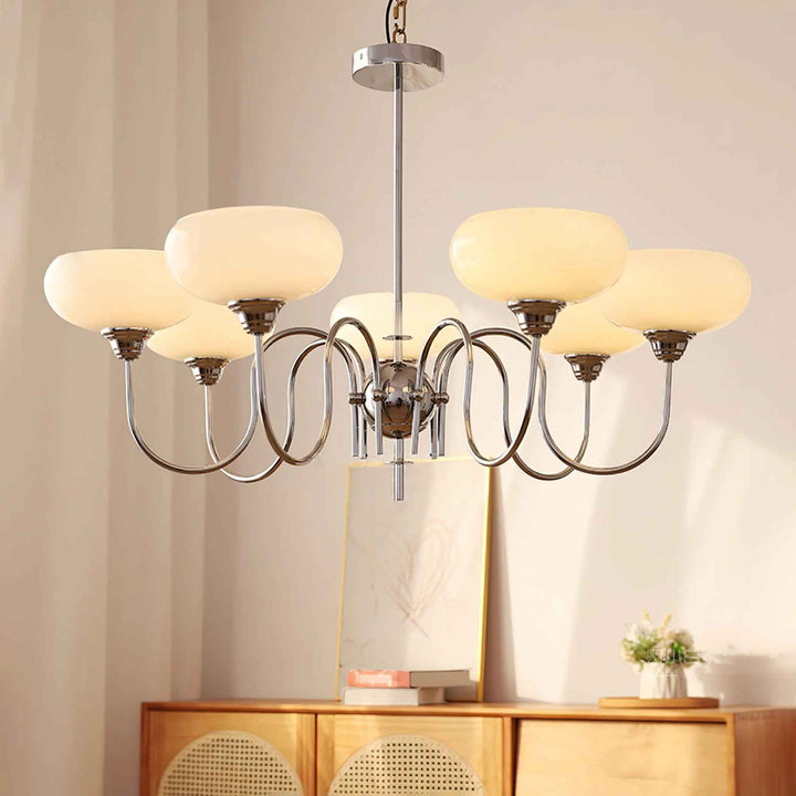 Lustre Arisha en Verre – Design Lustre Moderne