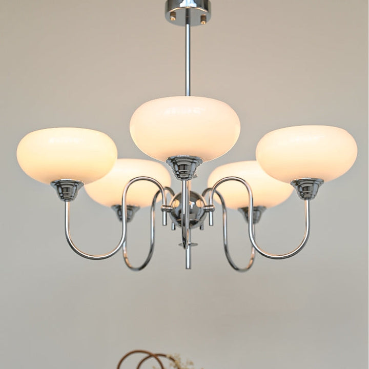 Arisha Vintage LED Métal Verre Lustre Salon - Neutralighting