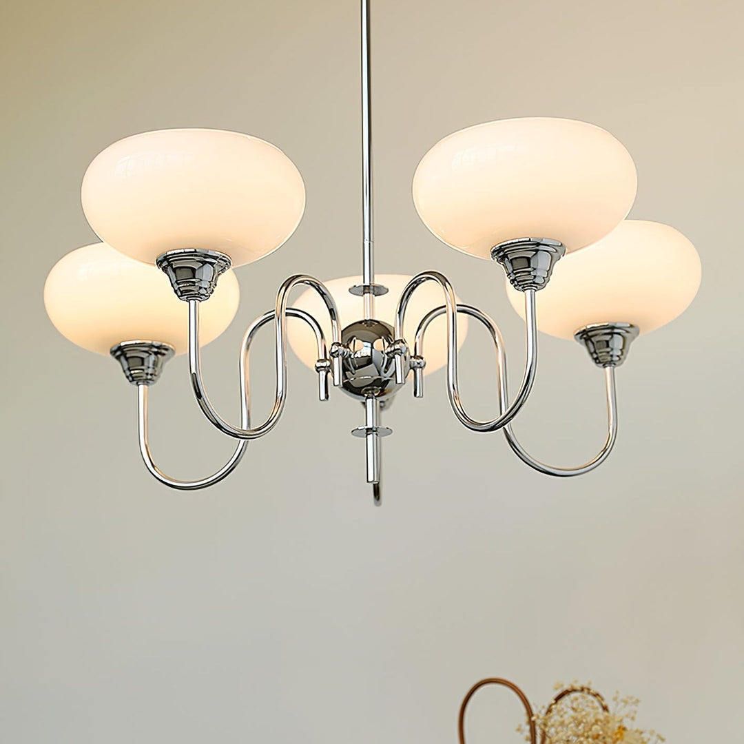 Arisha Vintage LED Métal Verre Lustre Salon - Neutralighting