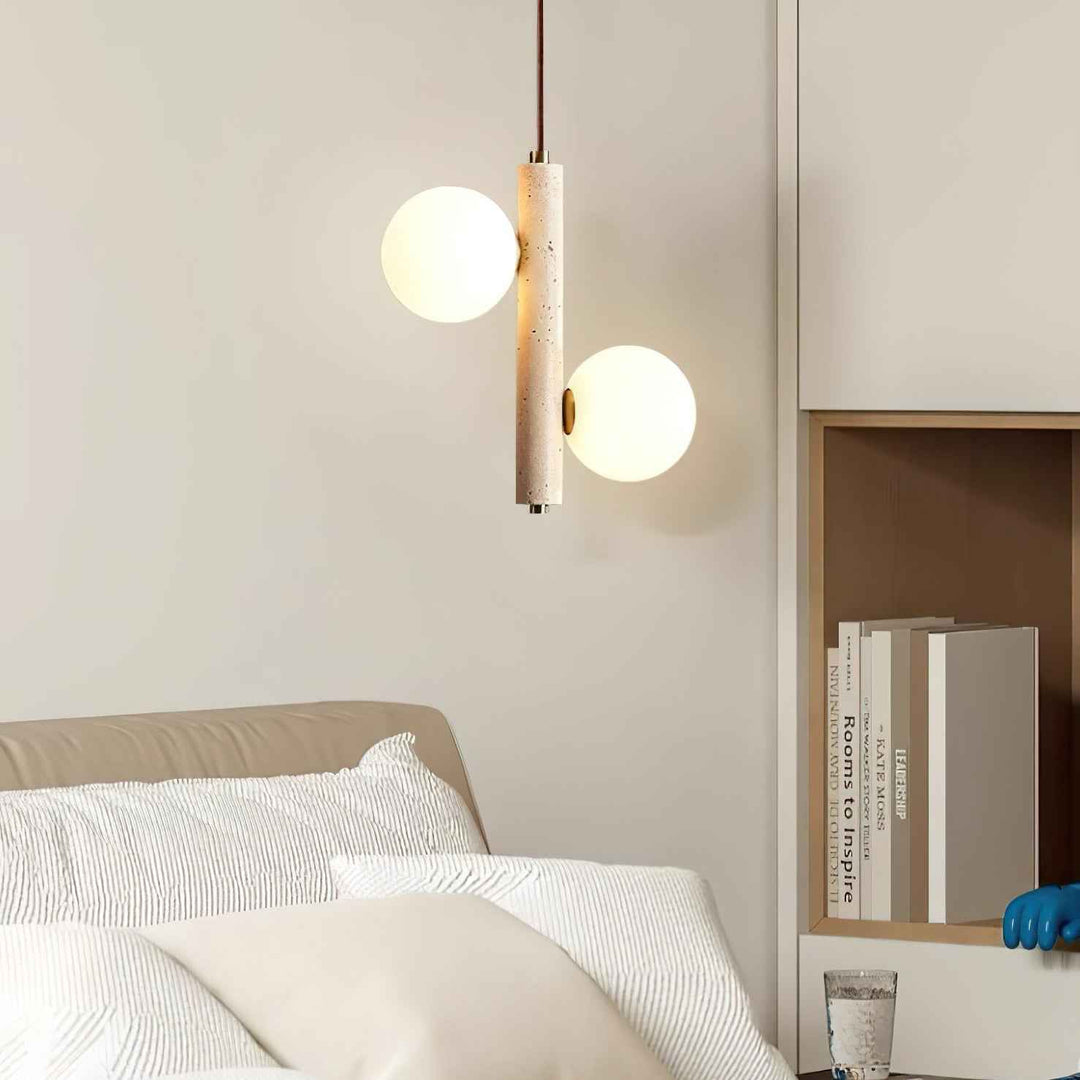 Lampe rel en Verre – Design Contemporain