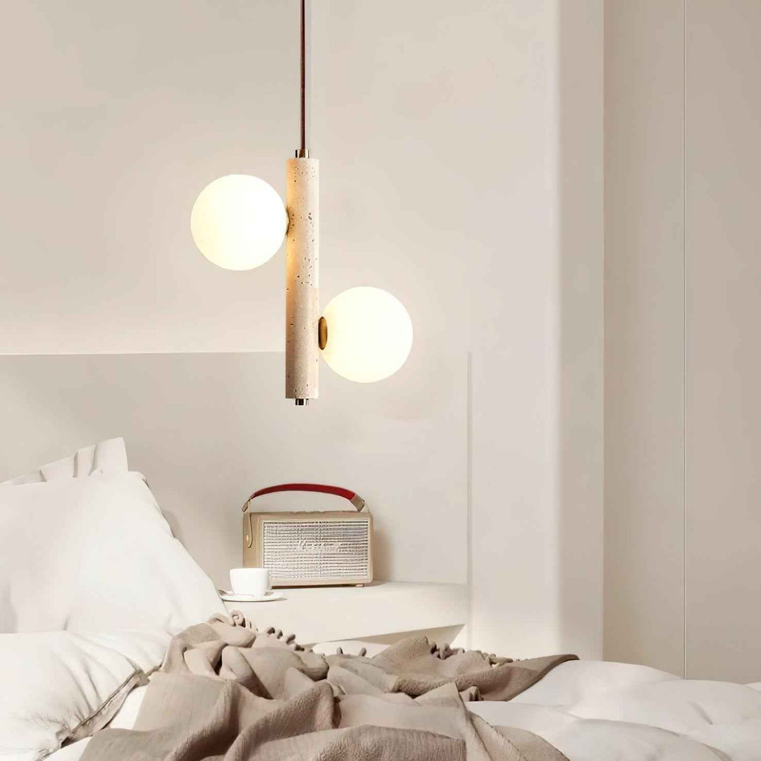 Lampe rel en Verre – Design Contemporain