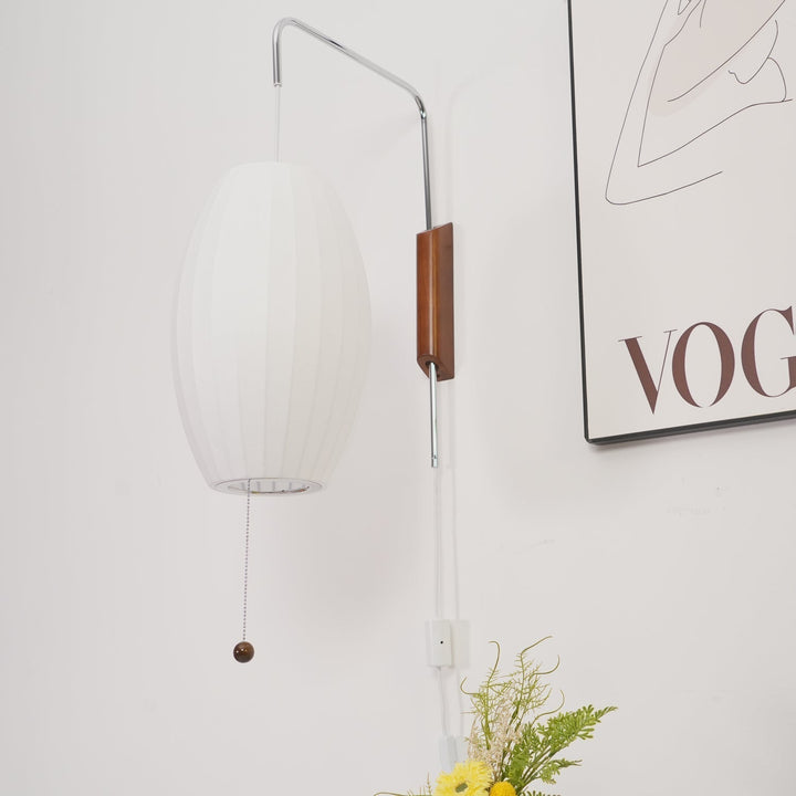 Lustra Wall Sconce Walnut Ball - Neutralighting