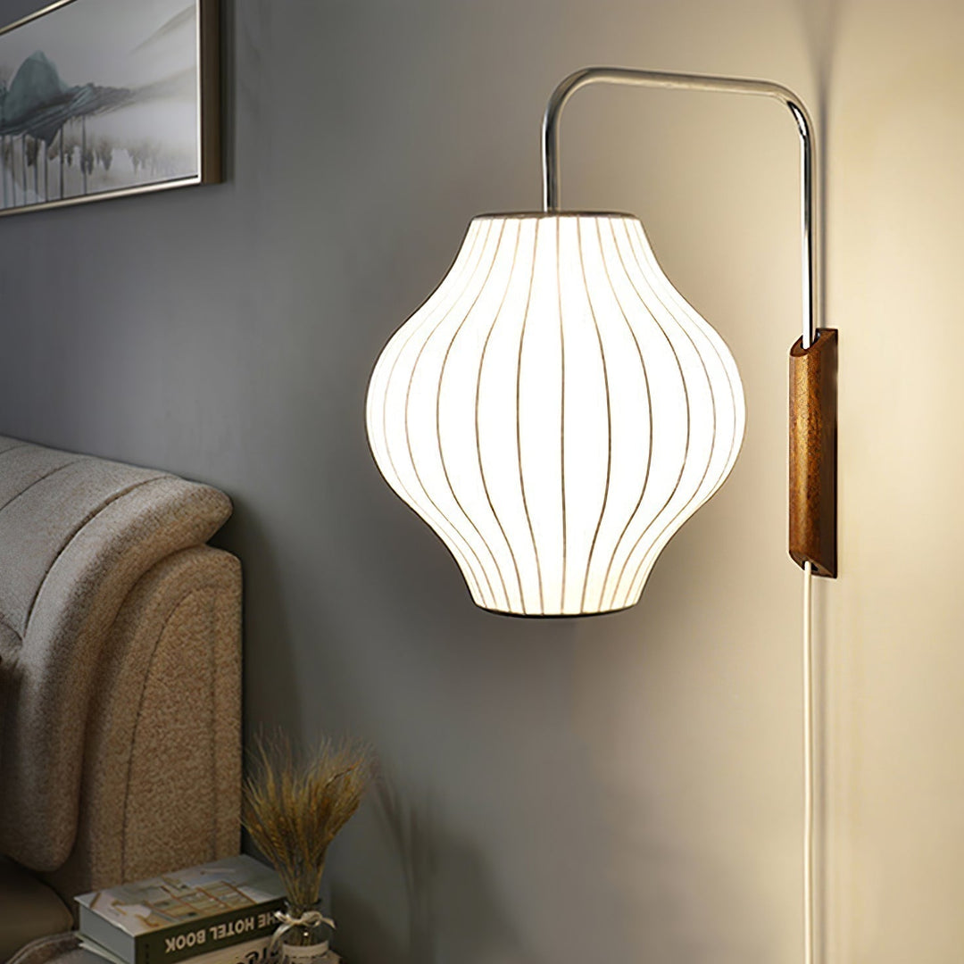 Lustra Wall Sconce Walnut Ball - Neutralighting
