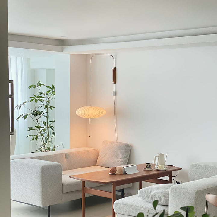 Lustra Wall Sconce Walnut Ball - Neutralighting