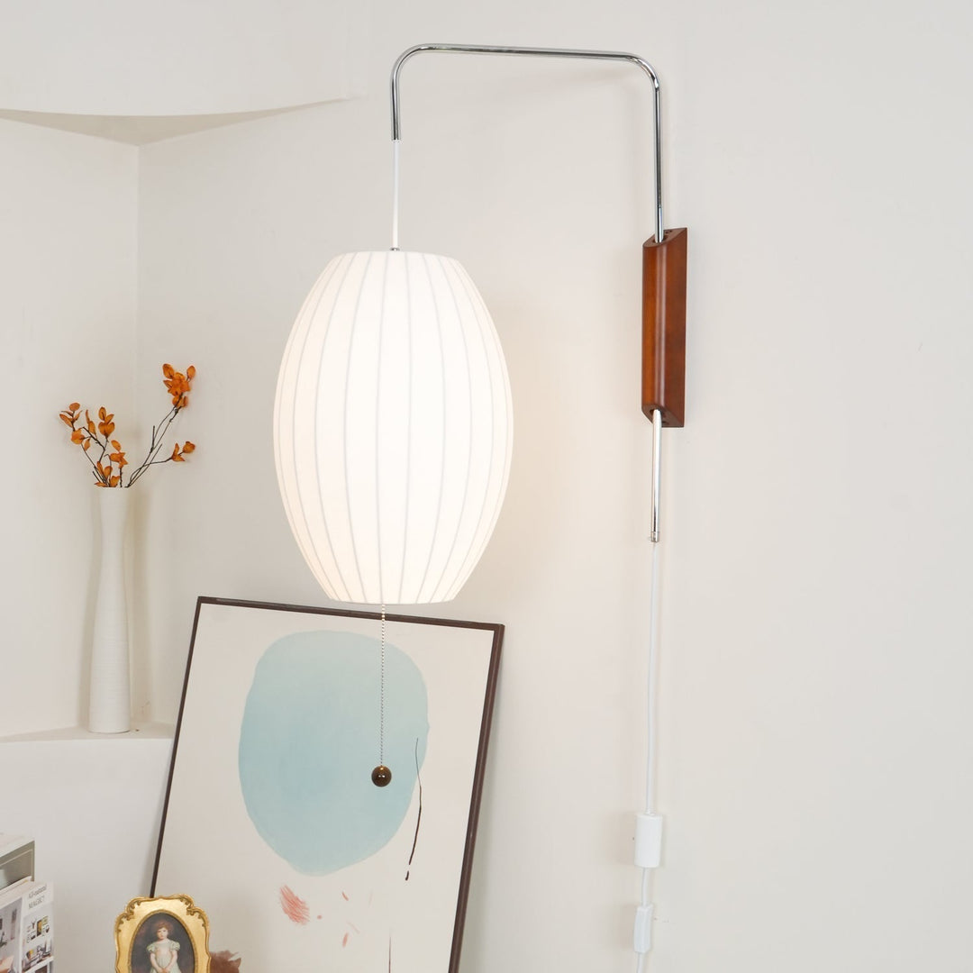 Lustra Wall Sconce Walnut Ball - Neutralighting