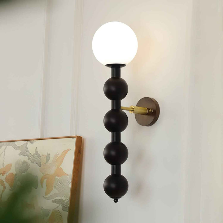 Olaeia Verre 15cm Noir LED