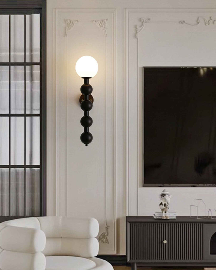 Olaeia Verre 15cm Noir LED