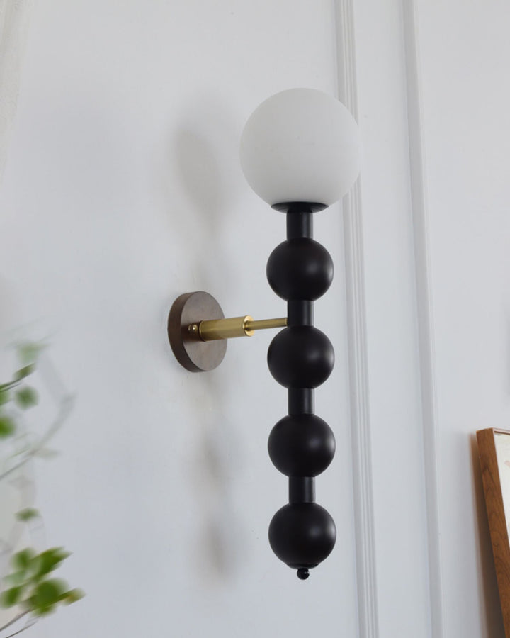 Olaeia Applique Murale Moderne Minimaliste Bubbly en Bois et Verre - Neutralighting