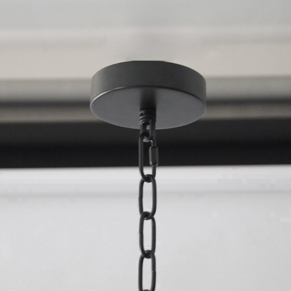 Celest Suspension Métal Verre Cage Industrielle Vintage - Neutralighting