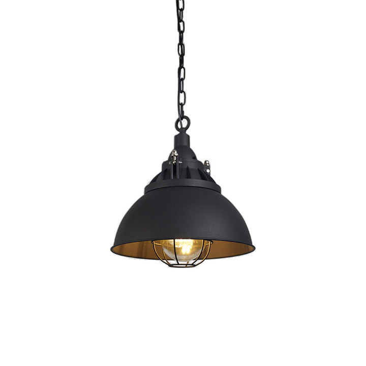 Celest Suspension Métal Verre Cage Industrielle Vintage - Neutralighting