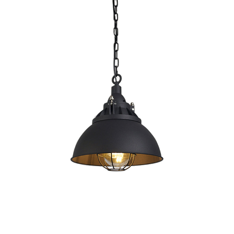 Celest Suspension Métal Verre Cage Industrielle Vintage - Neutralighting