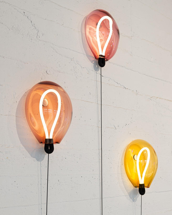 Lysolila Premium Nordic Art Glass Wall Light - Neutralighting