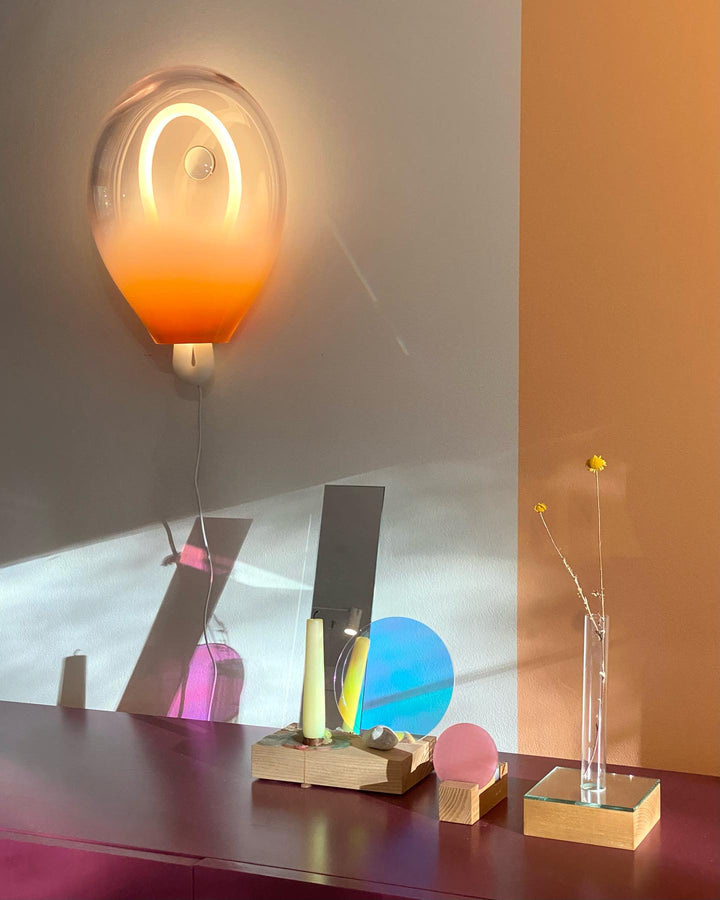 Lysolila Premium Nordic Art Glass Wall Light - Neutralighting