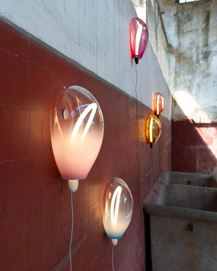 Lysolila Premium Nordic Art Glass Wall Light - Neutralighting