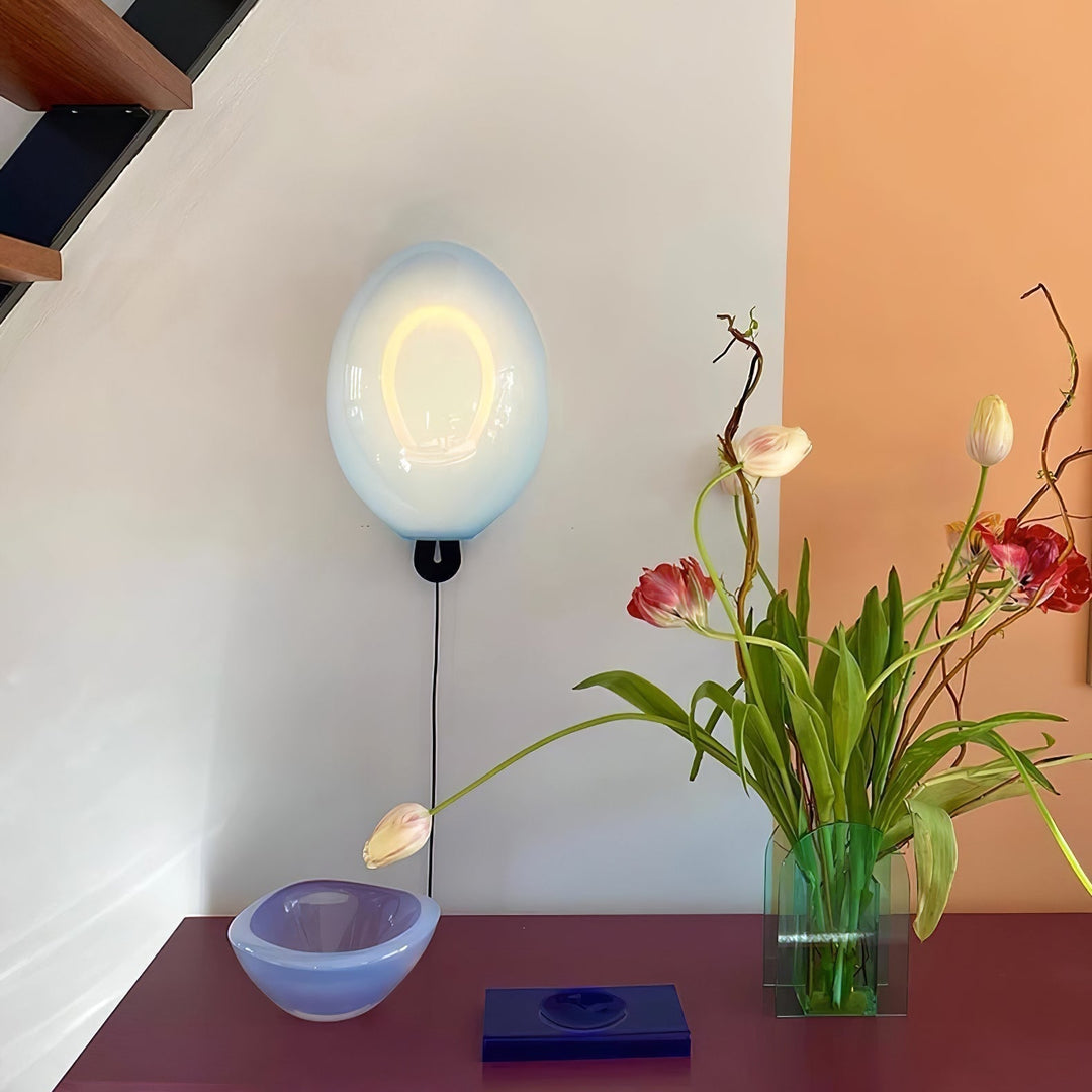 Lysolila Premium Nordic Art Glass Wall Light - Neutralighting