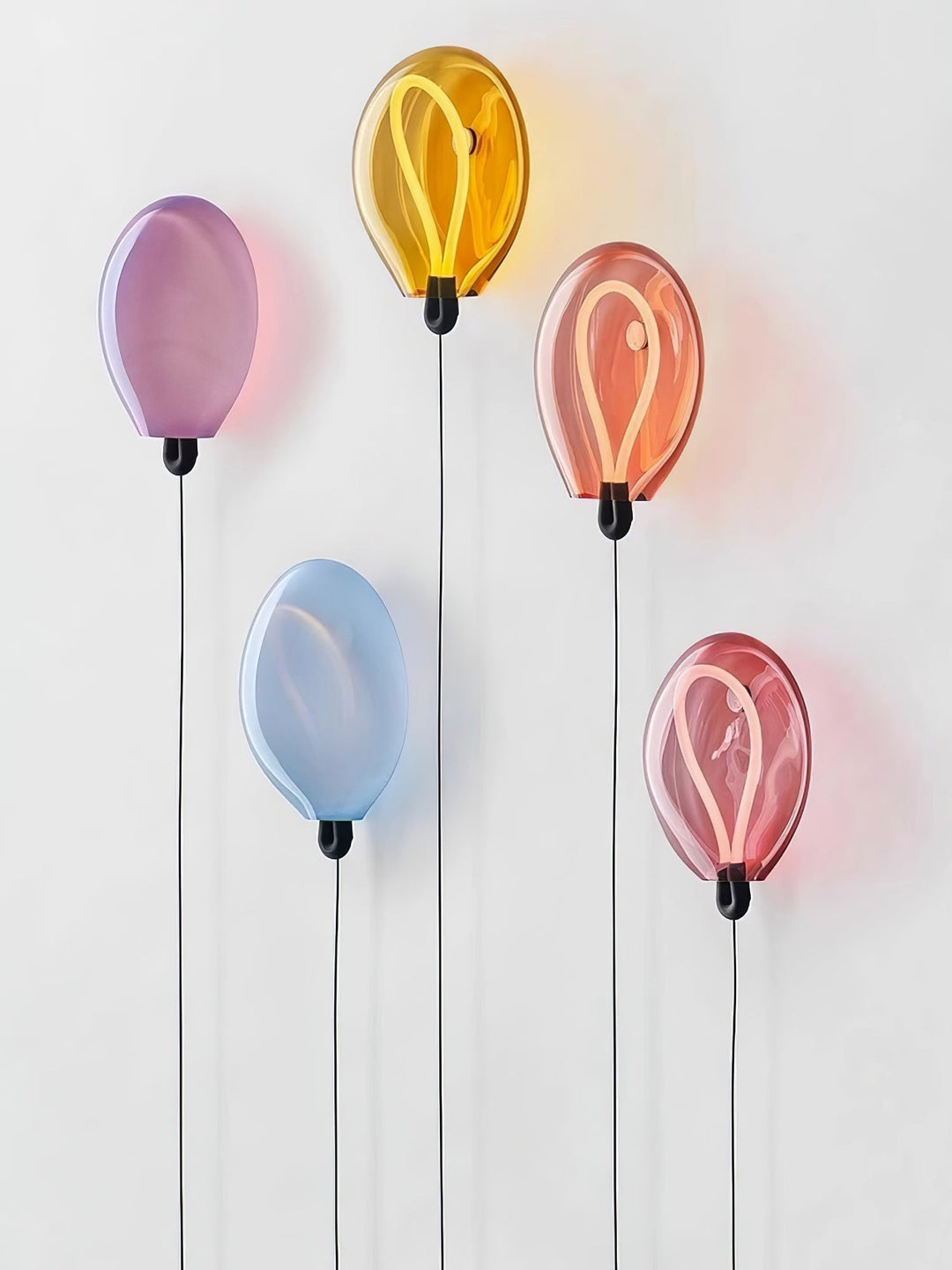 Lysolila Premium Nordic Art Glass Wall Light - Neutralighting