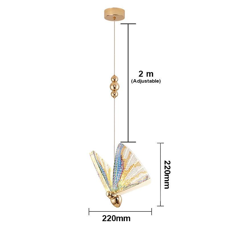 Arisha Moderne Luminaires Suspension Doré Animal - Neutralighting