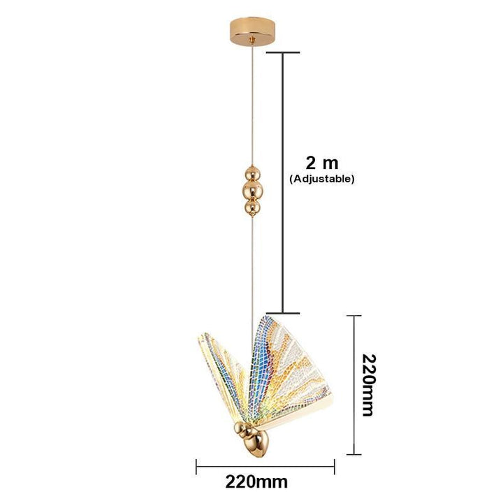 Arisha Moderne Luminaires Suspension Doré Animal - Neutralighting