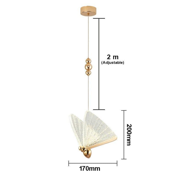 Arisha Moderne Luminaires Suspension Doré Animal - Neutralighting