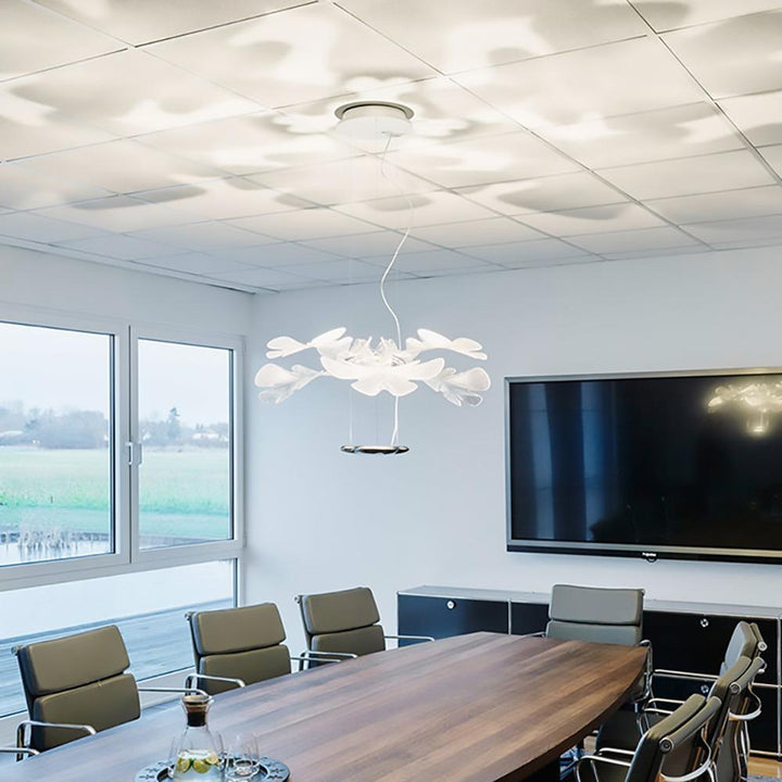 Solara Chandelier Suspension Feuille Transparente - Neutralighting